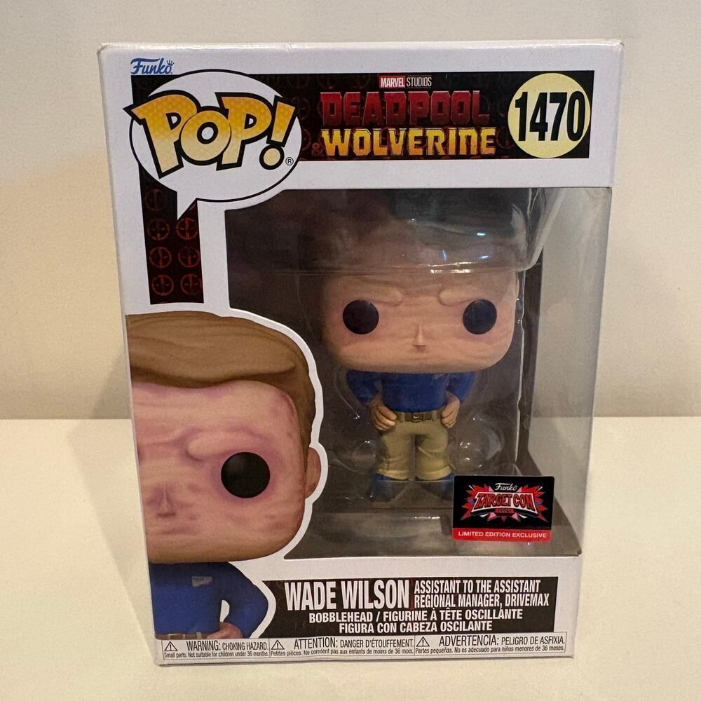 Marvel Deadpool Wolverine Wade Wilson Funko Pop 1470